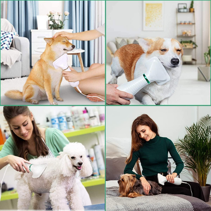 Pet Dry&Brush cepillo & secador para Perros y Gatos